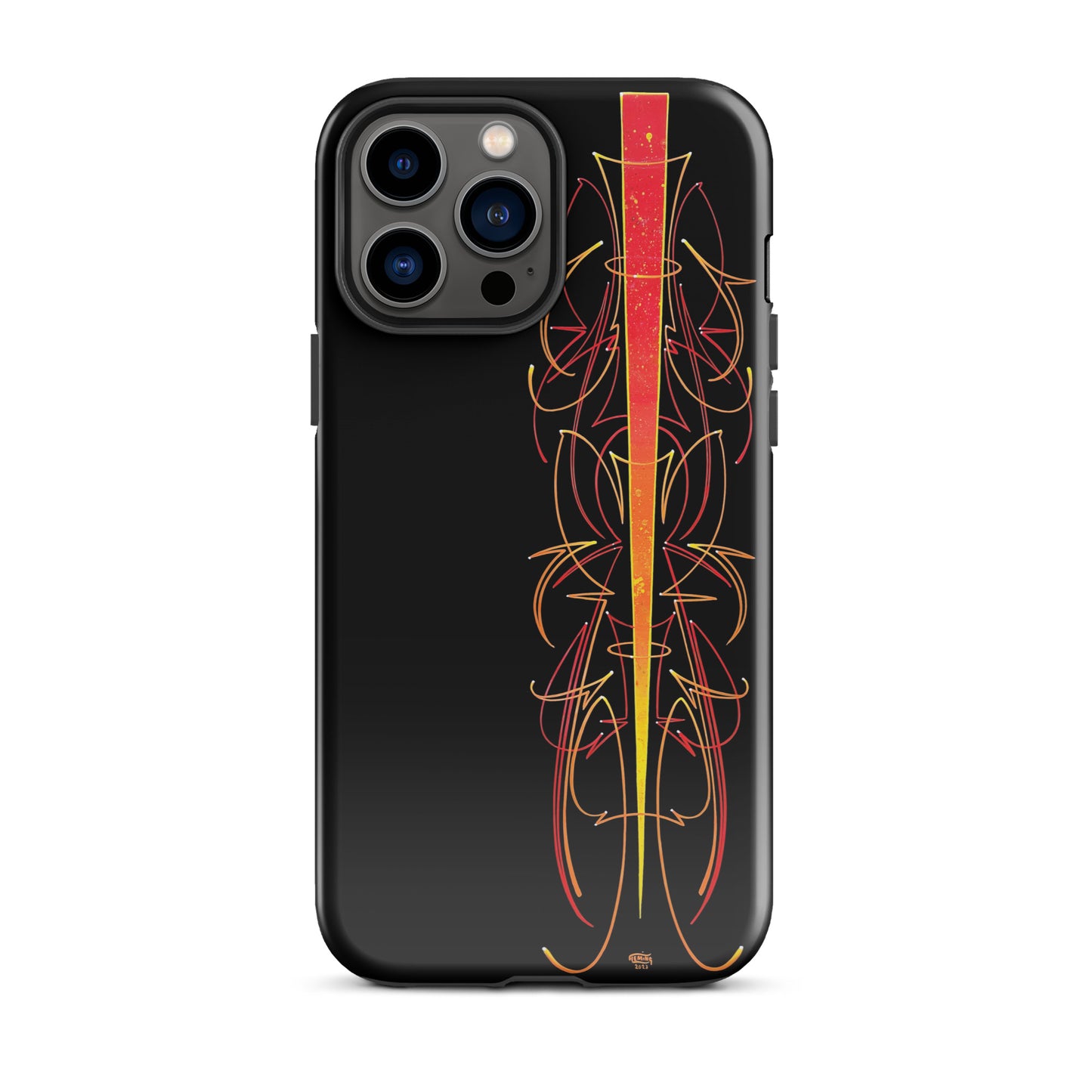 Red Pinstriped Case for iPhone®