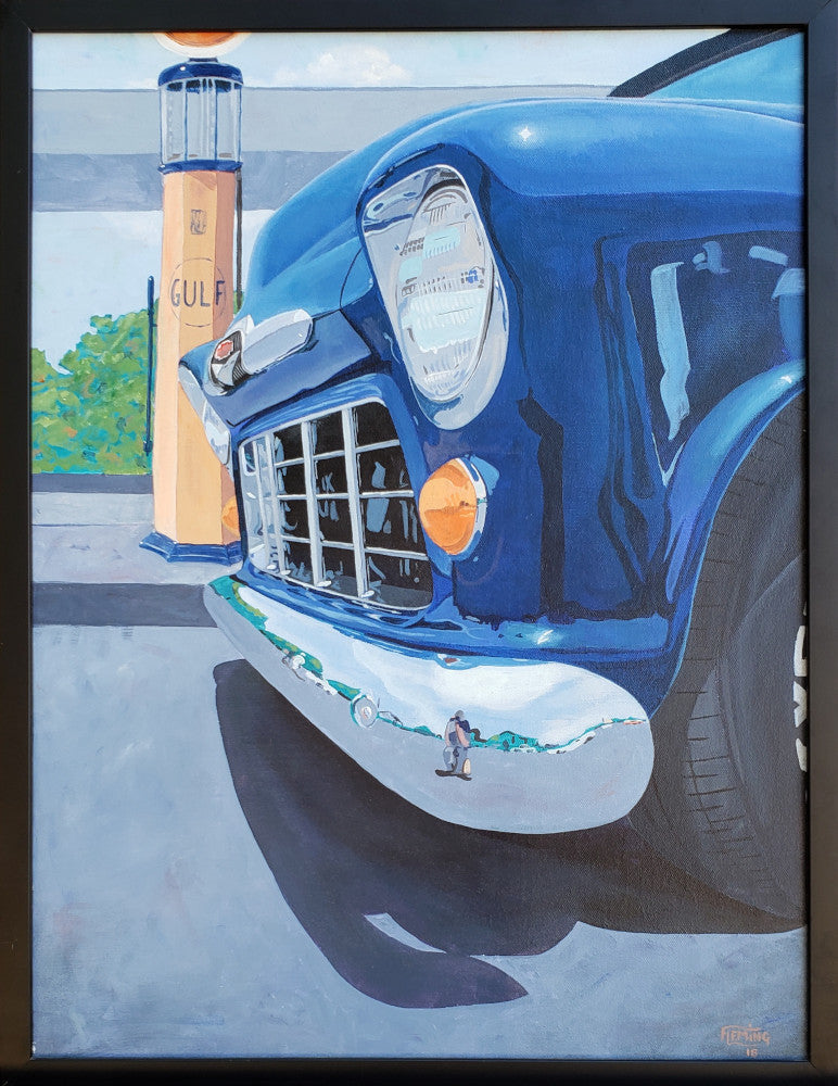 Gulf Truck (Framed Original Art)
