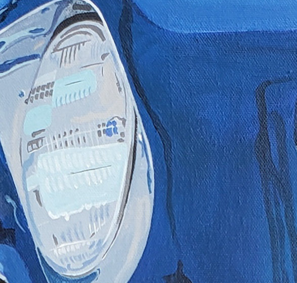 Gulf Truck (Framed Original Art)