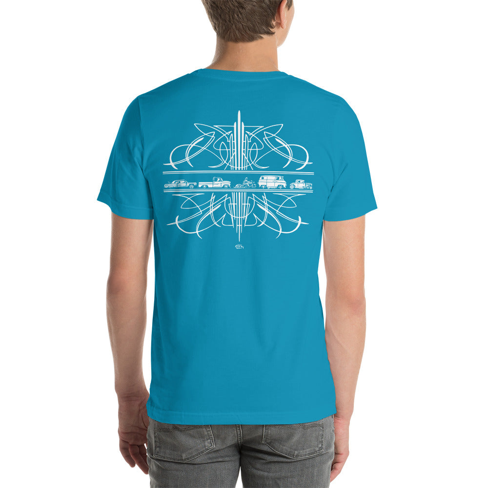 Pinstriped Unisex t-shirt