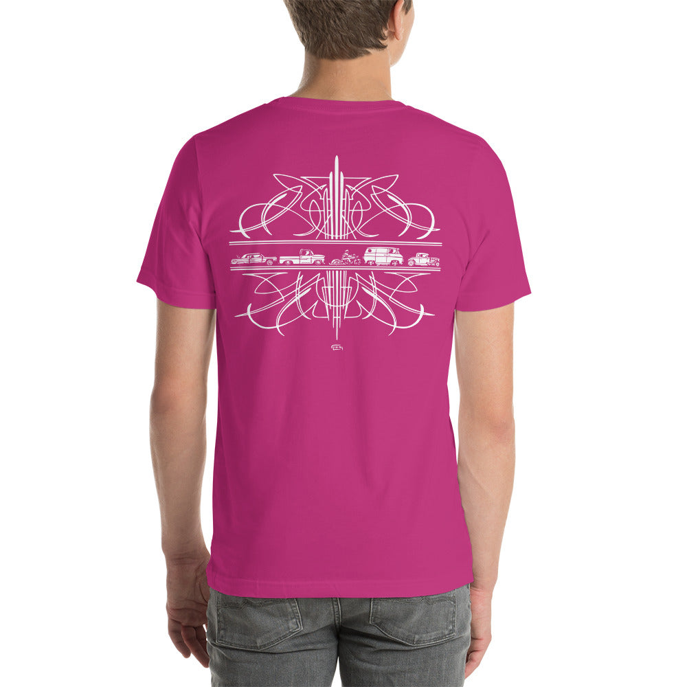 Pinstriped Unisex t-shirt