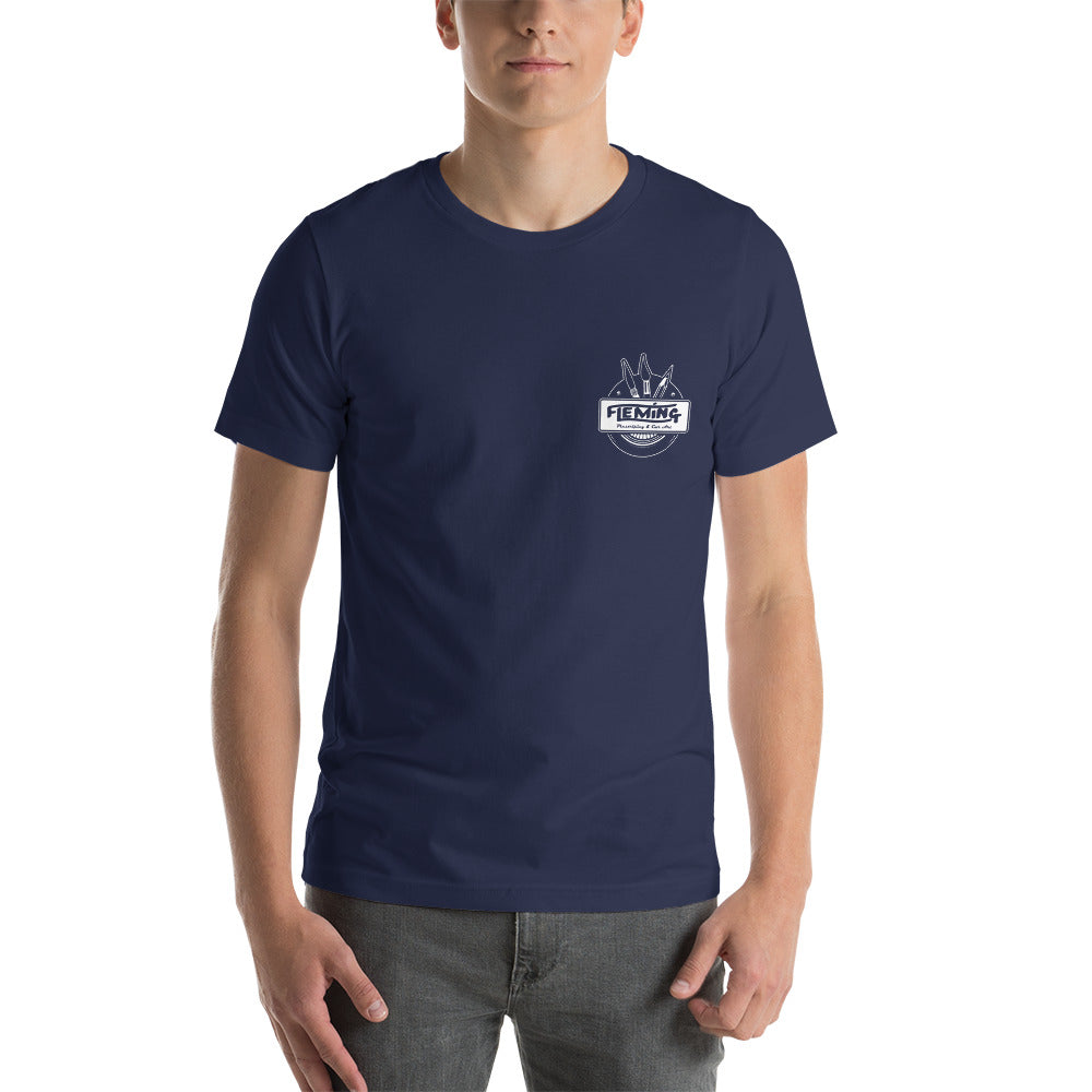Pinstriped Unisex t-shirt