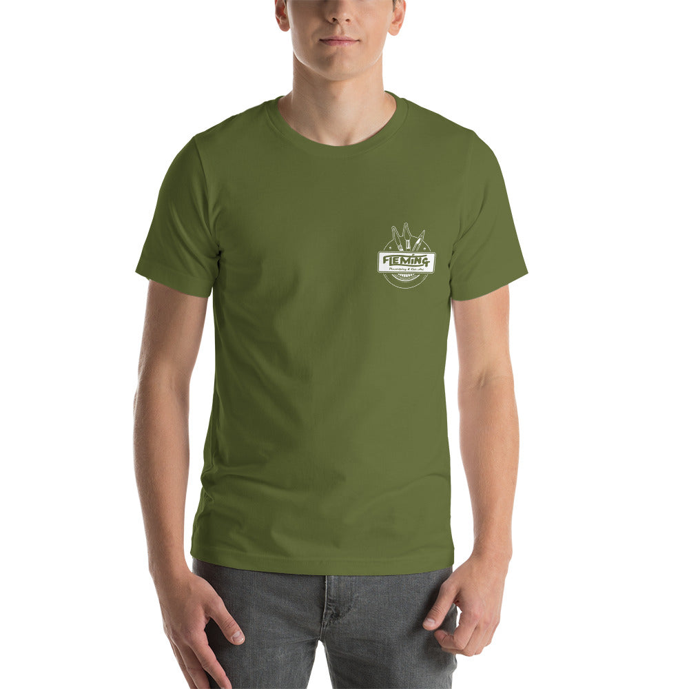 Pinstriped Unisex t-shirt