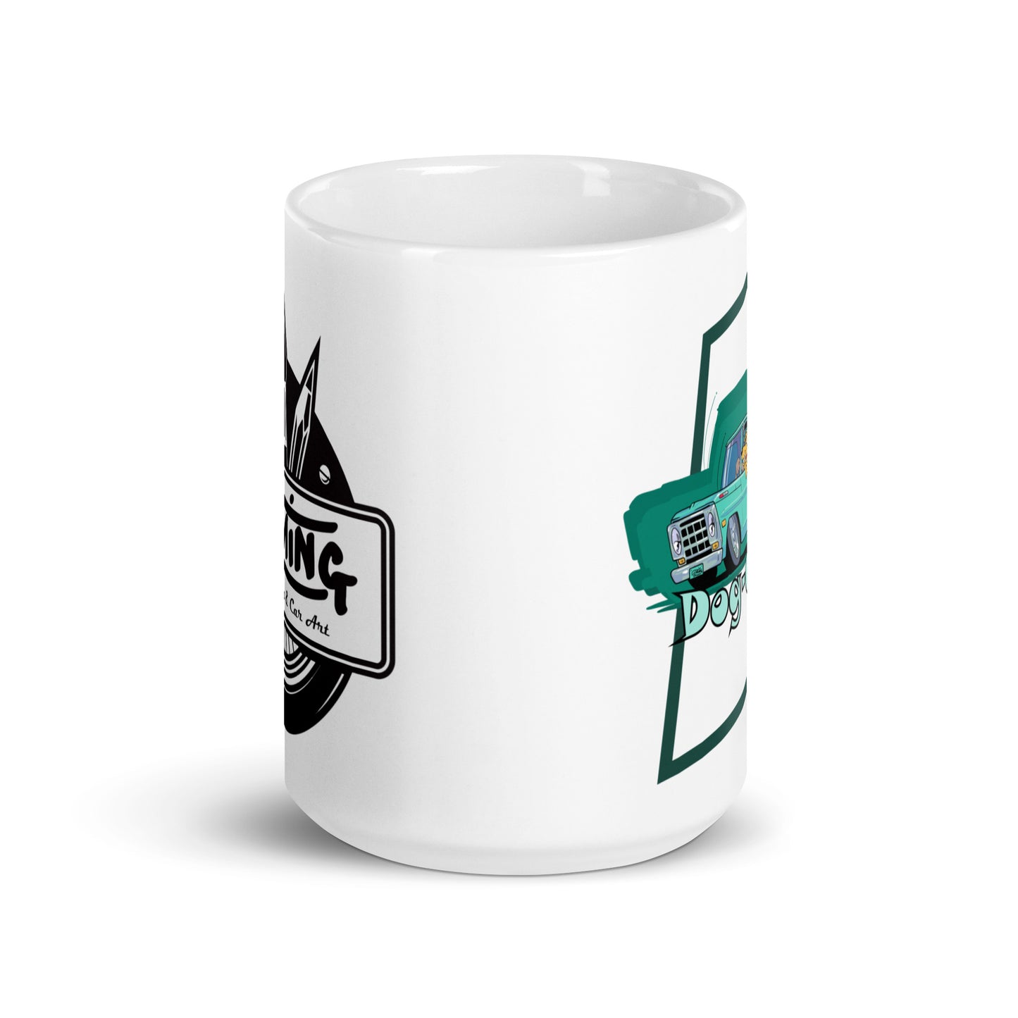 Dog-Gone white glossy mug