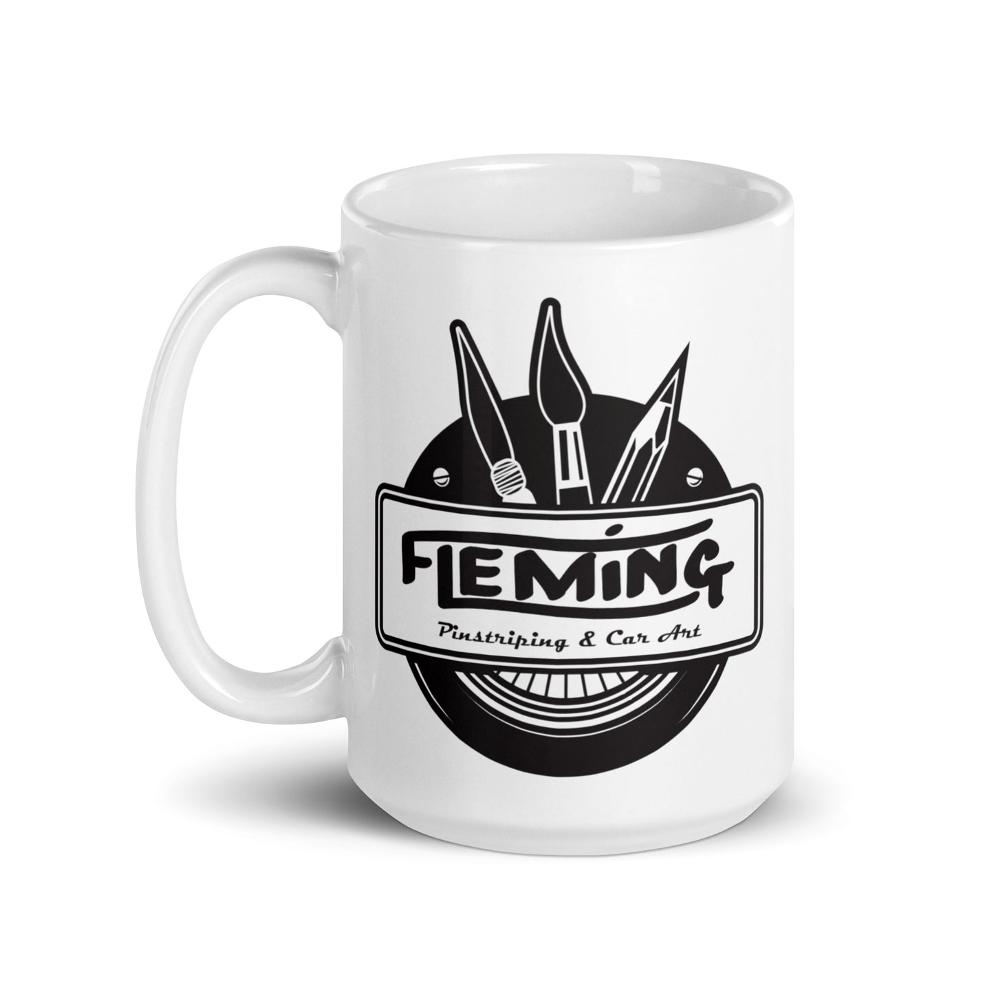 Dog-Gone white glossy mug