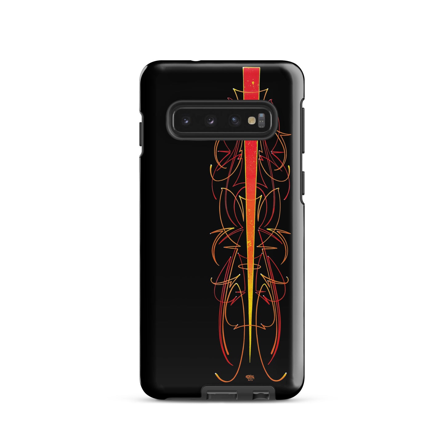 Red Pinstriped Tough case for Samsung®