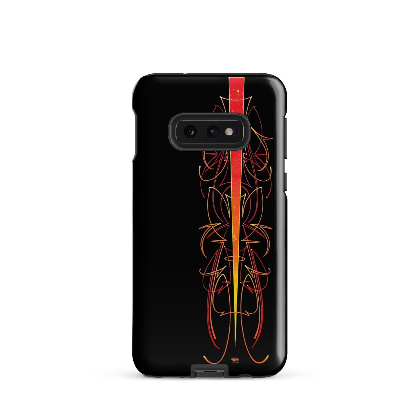 Red Pinstriped Tough case for Samsung®