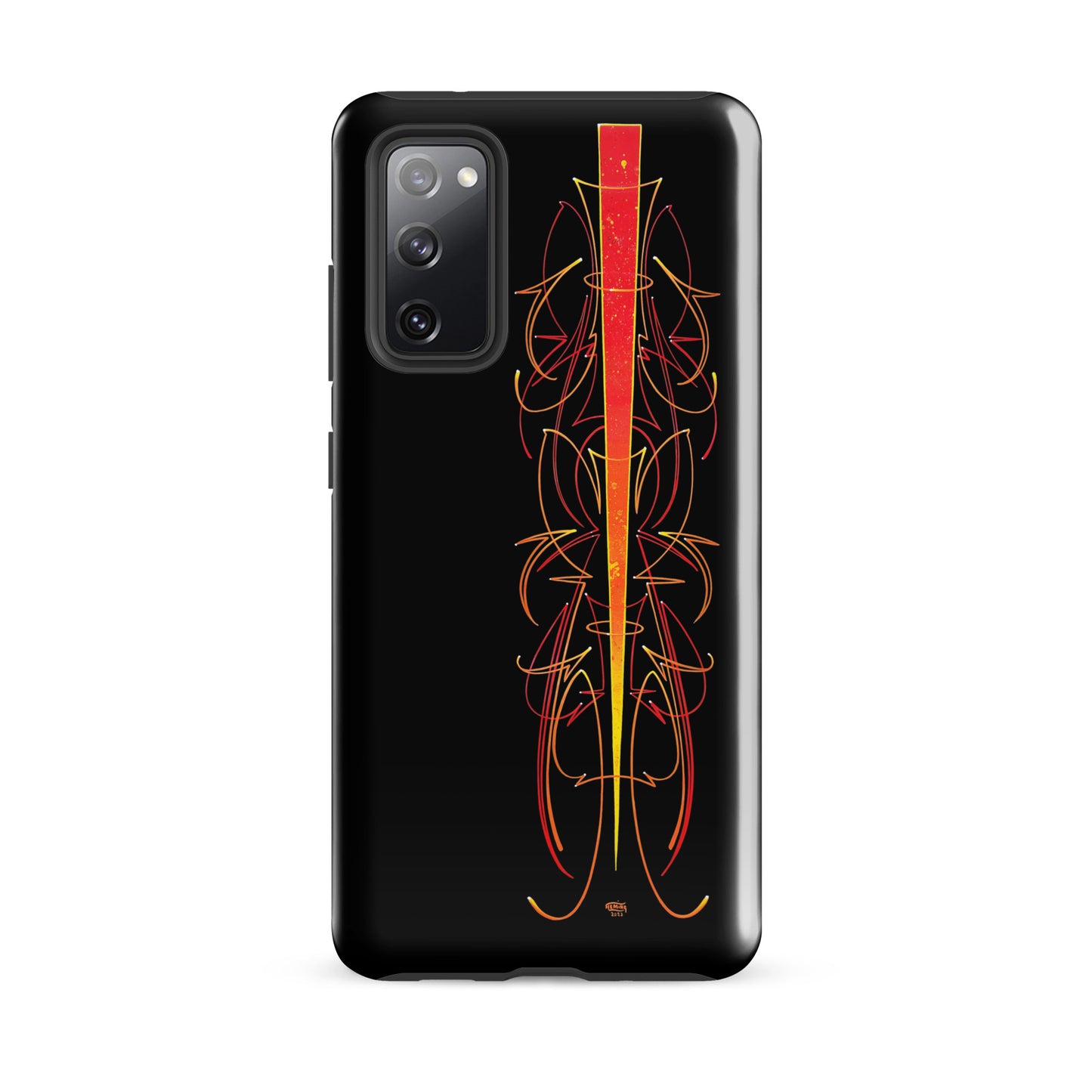 Red Pinstriped Tough case for Samsung®