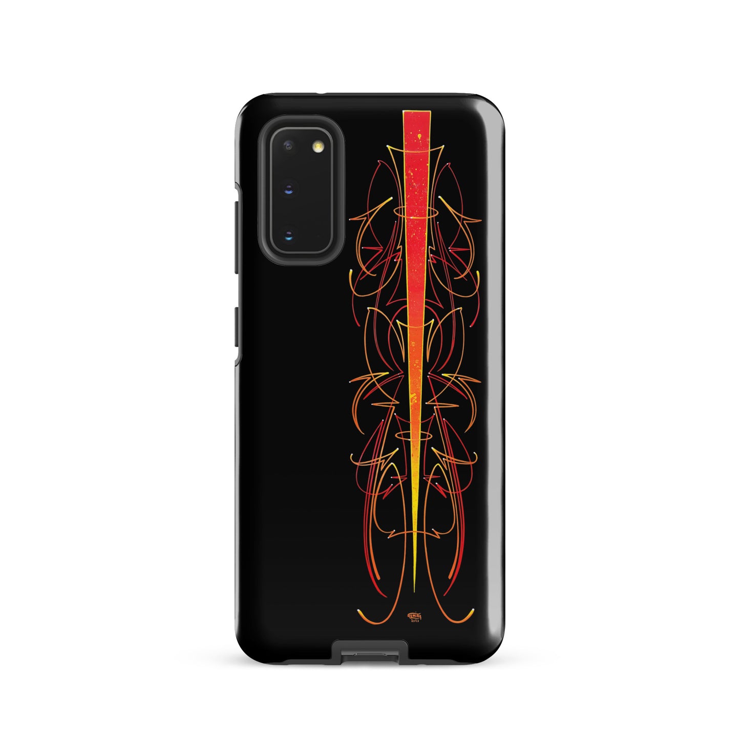 Red Pinstriped Tough case for Samsung®