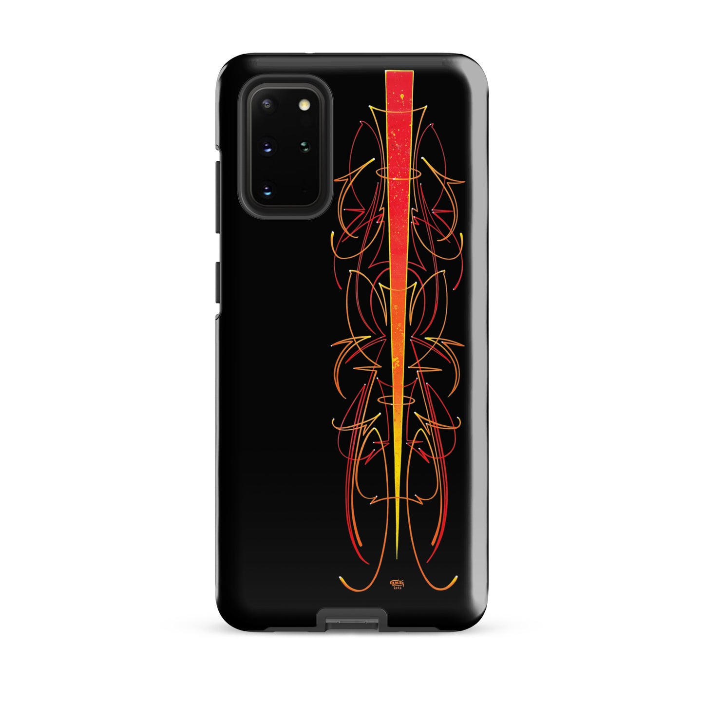 Red Pinstriped Tough case for Samsung®