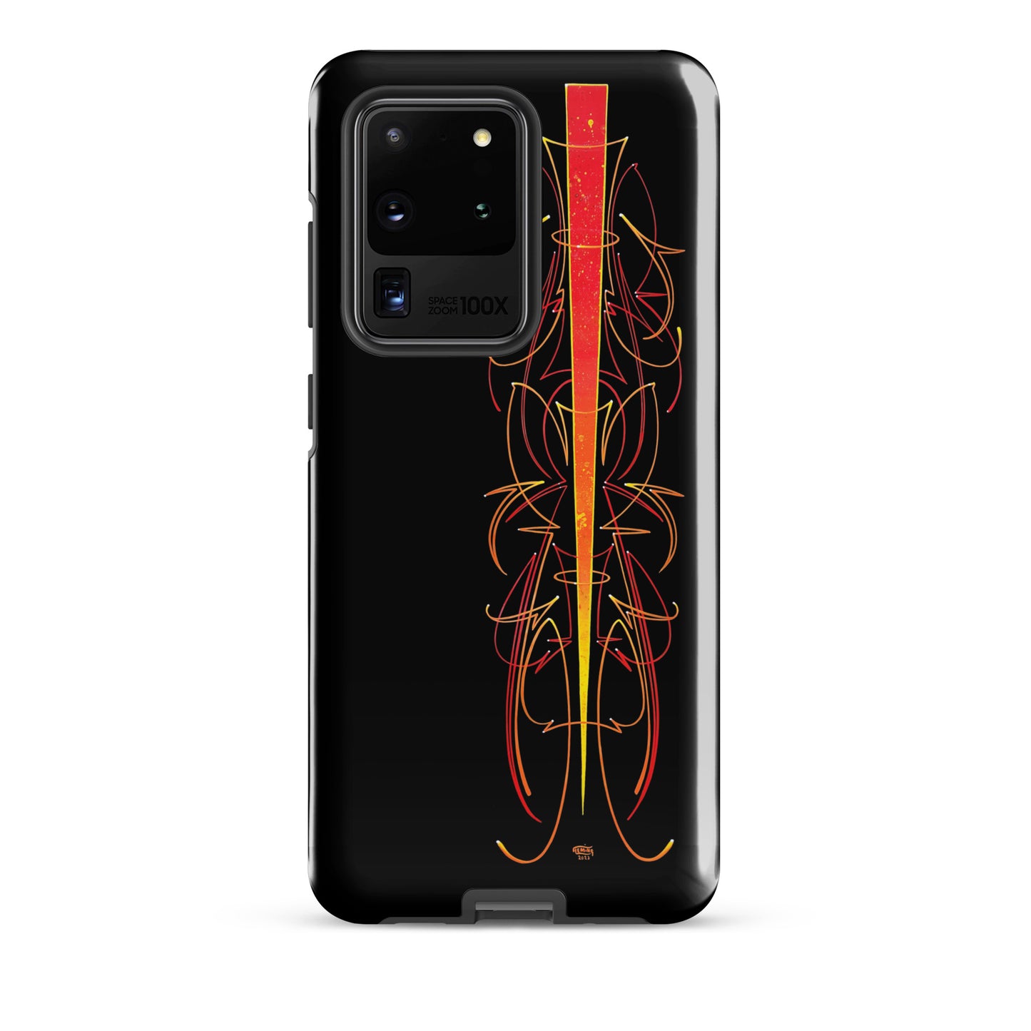 Red Pinstriped Tough case for Samsung®