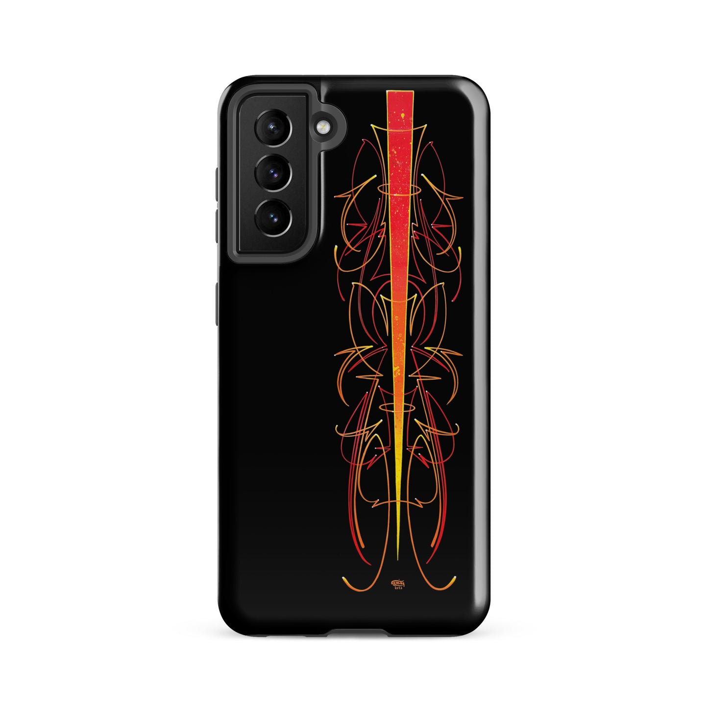 Red Pinstriped Tough case for Samsung®