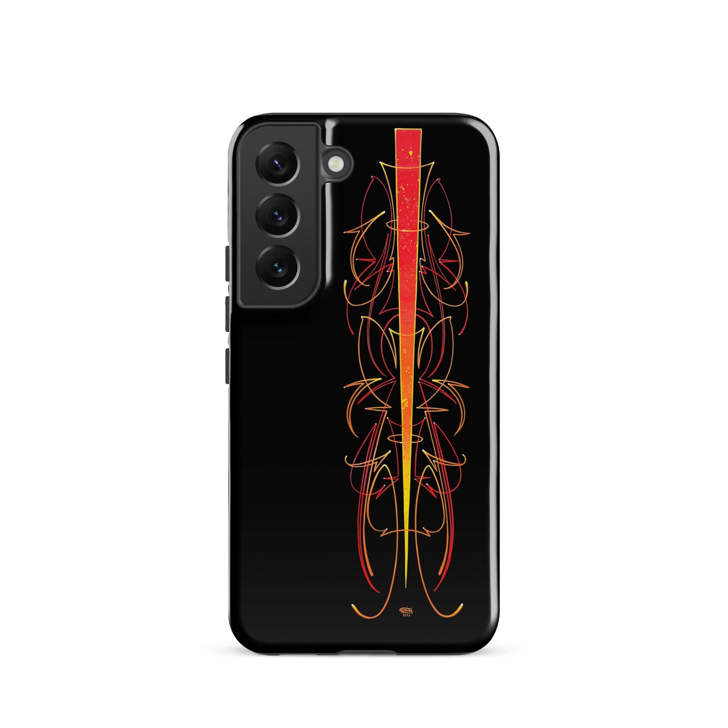 Red Pinstriped Tough case for Samsung®