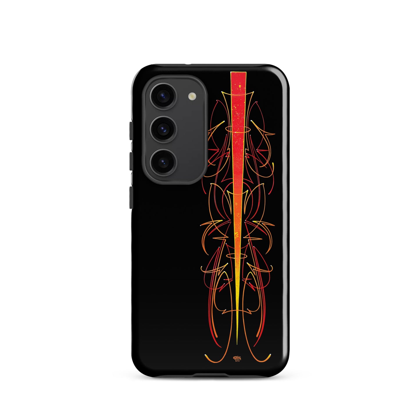 Red Pinstriped Tough case for Samsung®