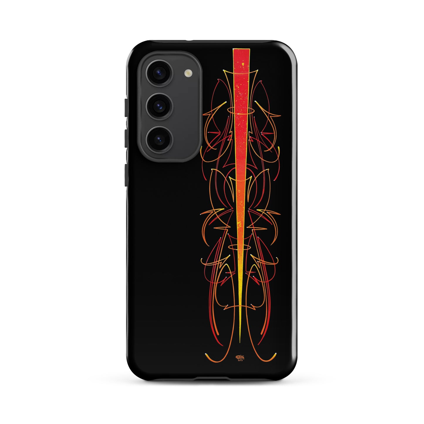 Red Pinstriped Tough case for Samsung®